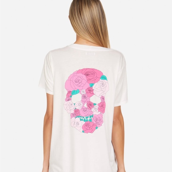 COPY - Lauren Moshi ELARA PINK ROSE SKULL XL - Picture 3 of 4